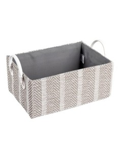 Caja Plegable 28x18x11 5cm Forrada En Tela Rennes Hand Woo01