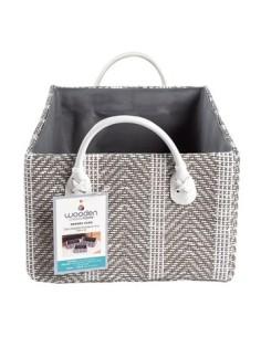 Caja Plegable 31x21x13 5cm Forrada En Tela Rennes Hand 35165-17  Woo01