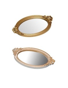 Bandeja C/espejo 38x23 Marco Estilo Antiguo Bp1620 Vgo01 (m)