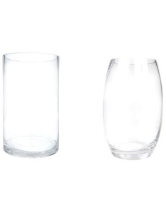 Florero 20cm Chato/bombe/cilindro Vidrio E234/e50/e40/e02 Jun02 46ja7215 Dol01 (b15/5)