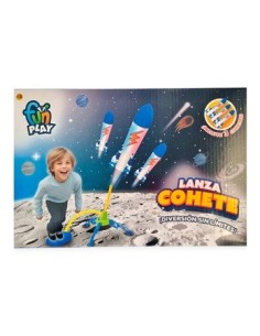 Lanza Cohete Caja Con Catapulta De Pie C/3cohetes 56067 Seb01