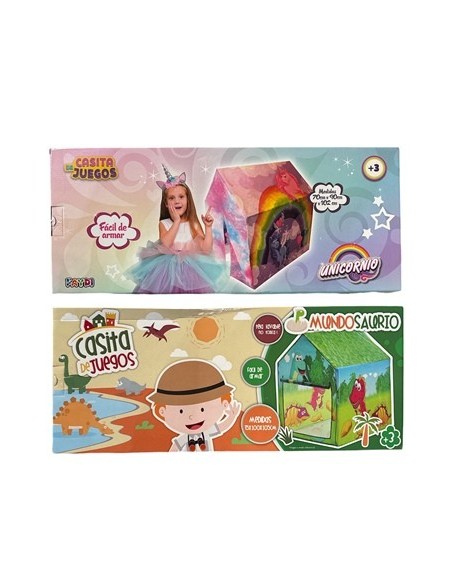 Carpa Casita 95x72x102cm Unicornios/dino  6872/8192 Ims02 Gtm