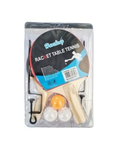 Set Paletas Ping Pong Paletas C/pelotas Y Red En Blister 731358 Pen01