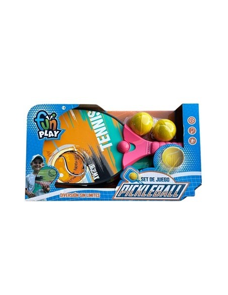 Set X2 Paletas + 2 Pelotas Fun Play 55332 Seb01