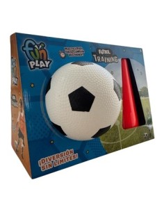Set Entrenamiento Futbol Pelota + Cono Fun Play 56052 Seb01
