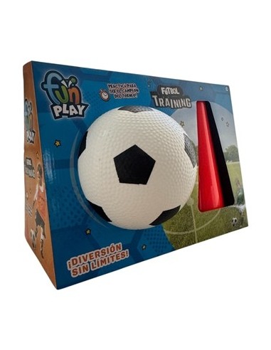 Set Entrenamiento Futbol Pelota + Cono Fun Play 56052 Seb01