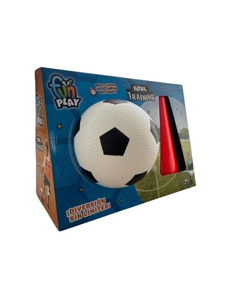 Set Entrenamiento Futbol Pelota + Cono Fun Play 56052 Seb01