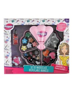Set Maquillaje Desplegable Poppi 5664-s21517s-1 Gtm Ims02 (b12)