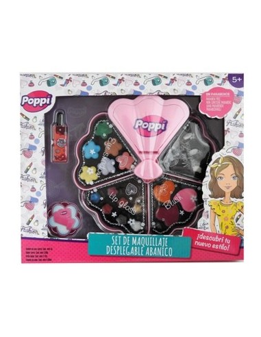 Set Maquillaje Desplegable Poppi 5664-s21517s-1 Gtm Ims02 (b12)