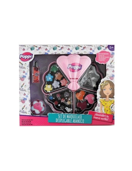 Set Maquillaje Desplegable Poppi 5664-s21517s-1 Gtm Ims02 (b12)