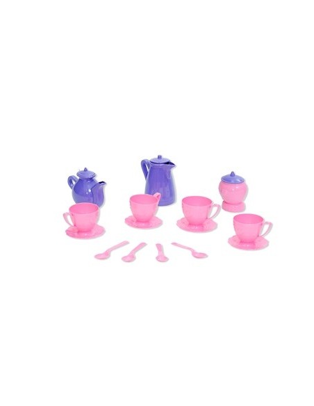 Juego De Te Y Cafe X 15 Pzas N.3 a 757 Yuyu Rod02 (b64)