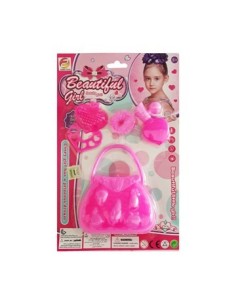 Set Belleza X4pzas Carterita C/acc En Blister Beautiful Girl 60648 50579 Seb01