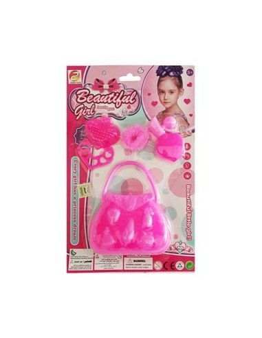 Set Belleza X4pzas Carterita C/acc En Blister Beautiful Girl 60648 50579 Seb01