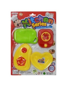 Set Cocina X4 Pzas Anafe Y Acc En Blister 61238 Seb01