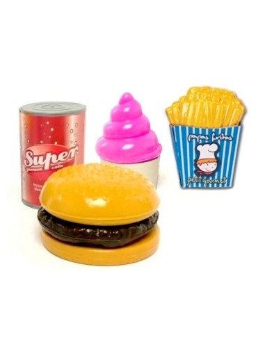 Set Cocina Hamburguesa C/acc En Bolsa P. Gourmet N111 Lio01 (b36)