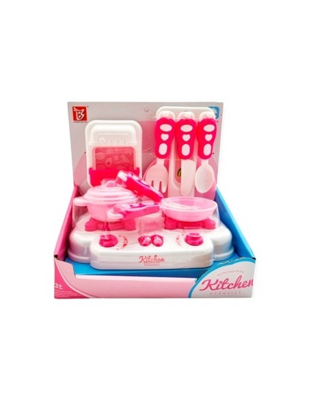 Set Cocina C/ Anafe Y Accesorios En Blister Sd21547 Pk01