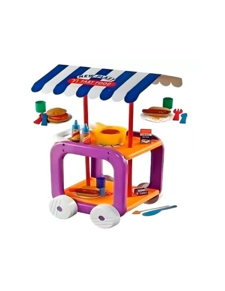 Carrito 60x30cm Fast Food 10612 Newp02
