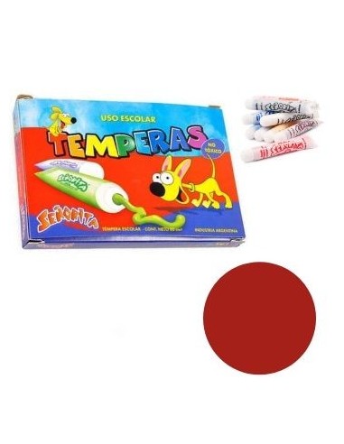 Tempera X1 Unid Rojo 8ml Map01/fap02 (b10)