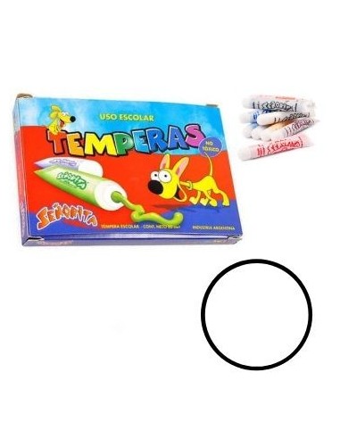 Tempera X1 Unid Blanca 8ml Map01/fap02 (b10)