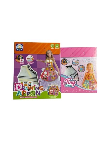 Set Delantal P/pintar 55918 55919 Seb01