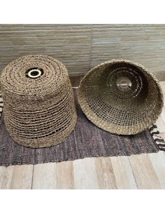 Lampara 45x30cm Seagrass Red  Ts-ls03 Rey03