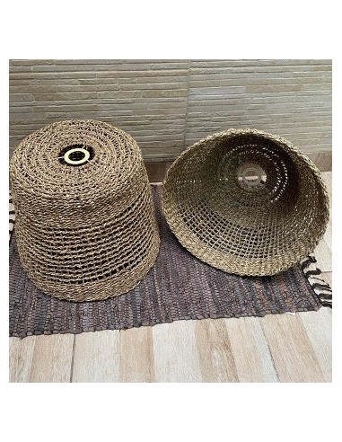 Lampara 45x30cm Seagrass Red  Ts-ls03 Rey03