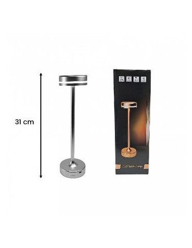 Velador 31cm Led C/base Tactil 3 Intensidades En Caja Yw-5502 Ori02