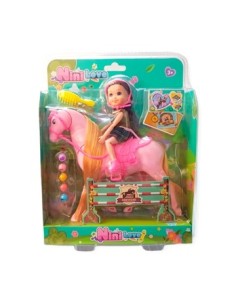 Muneca C/caballo Y Acces Ecuestres.nini Love Sd22641 Pk01