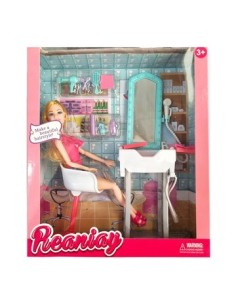Muneca 30cm Salon De Belleza C/accesorios Sd20612 Pk01