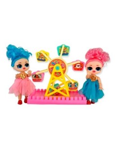 Munecas Mini X 2 C/parque Diversion Bolsa Sd20024 Pk01