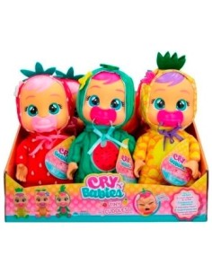 Cry Babies 25cm Llora Lagrimas  C/chupete Y Pijama Animal/frutas 97991/97992 Wab02