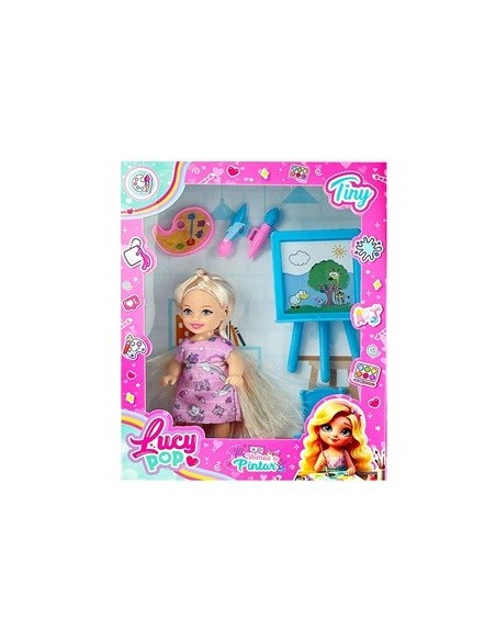 Muneca 12cm Vamos A Pintar C/accesorios 54907 Seb01