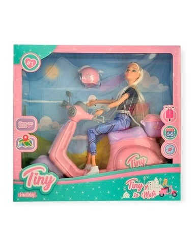 Muneca Tiny C/moto Scooter 60093 53903 Seb01