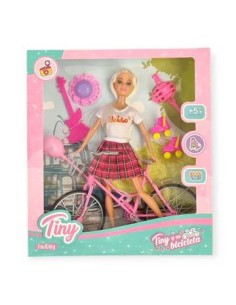 Muneca Tiny Y Su Bicicleta En Caja 62137 53411 Seb01 (b12)