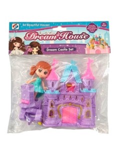Muneca 9cm C/castillo P/armar Dream House Sd18719z Pk01
