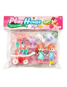 Muneca X2 C/carrito De Helados Sd25702 Pk01
