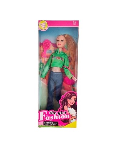 Muneca Flaca C/buzo Sports En Caja 39646 And01