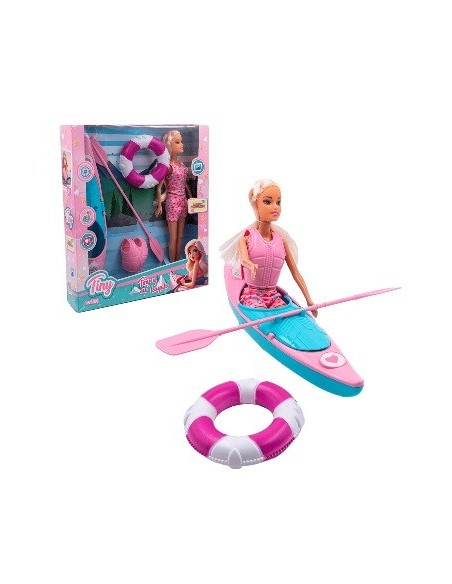 Muneca Tiny Y Su Kayak C/accesorios 55037 Seb01