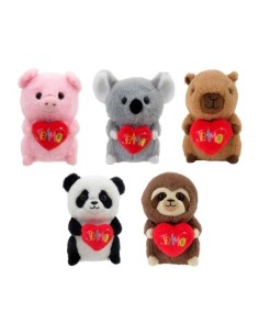 Oso 11 5cm Peluche C/corazon 616618 Wd02