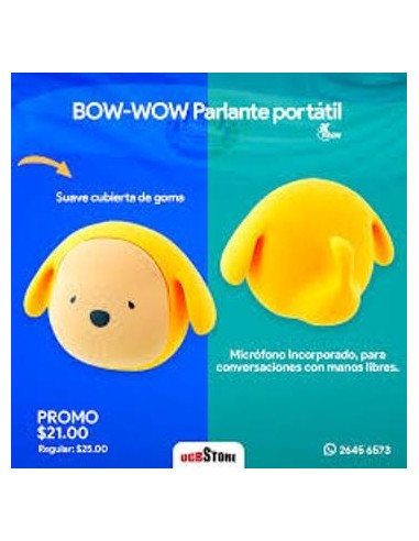 Parlante Portatil Animales Baboom Bow-wow Xts-611 Xts-612 50584 50585 Nuc01