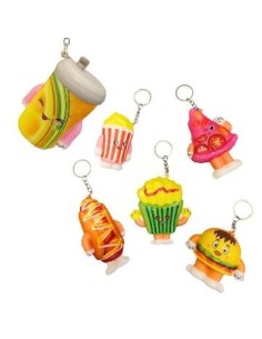 Llavero Corazon-food-unicorno Squeezy 20903 24721-24724-24726-24723 Col01 (e)