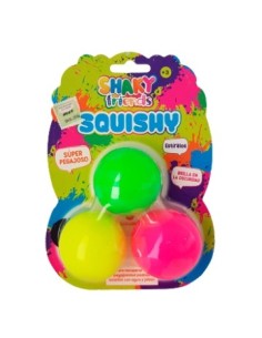 Squishy Friends X 3 Brilla En La Oscuridad Ik0220 Isa01