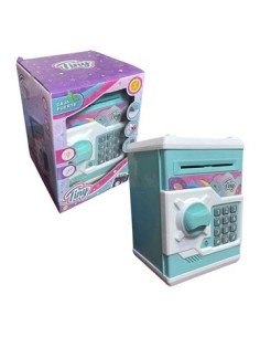 Alcancia 16x8.6x25cm C/contrasena  Huella Digital Y Sonido 55664 Seb01