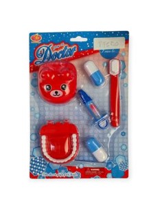 Set Doctor/dentista X6 Pzas En Blister 370587 53827 Hw1902 Surt01 Seb01