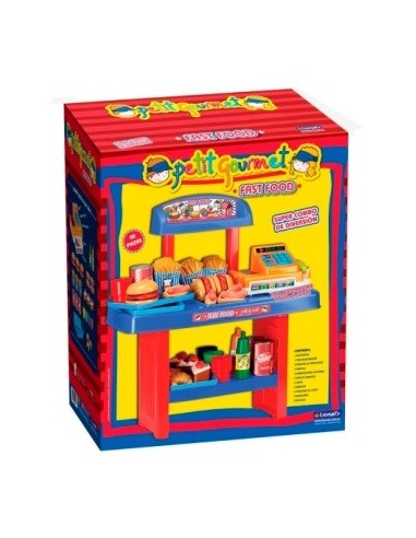 Fast Food 40 Piezas C/scanner C/luz  Caja P.gourmet 2003 Lio01