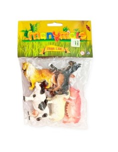 Animales De Granja En Bolsa X6 526-0042 Fay02