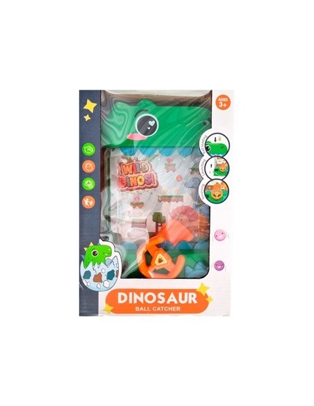 Juego Pinball 27x18cm Atrapa La Bola Dinosaurio 40069 Pen01