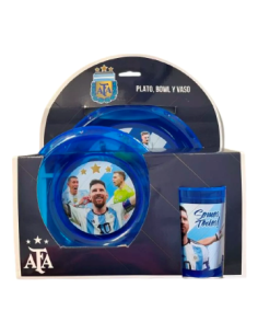 Set Plato + Bols + Vaso Plast. Varon Ha087/sp929/af038 Ck01