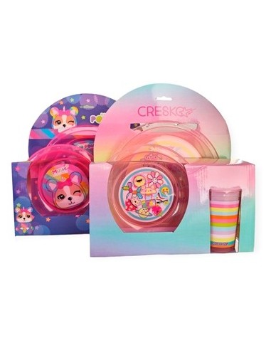 Set Plato + Bols + Vaso Plast. Nena Si494/ck606 Ck01