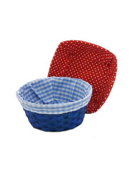Panera 25cm Red/cuad Mimbre Forrada Color 11021/11029 1105022/9325 Lab02